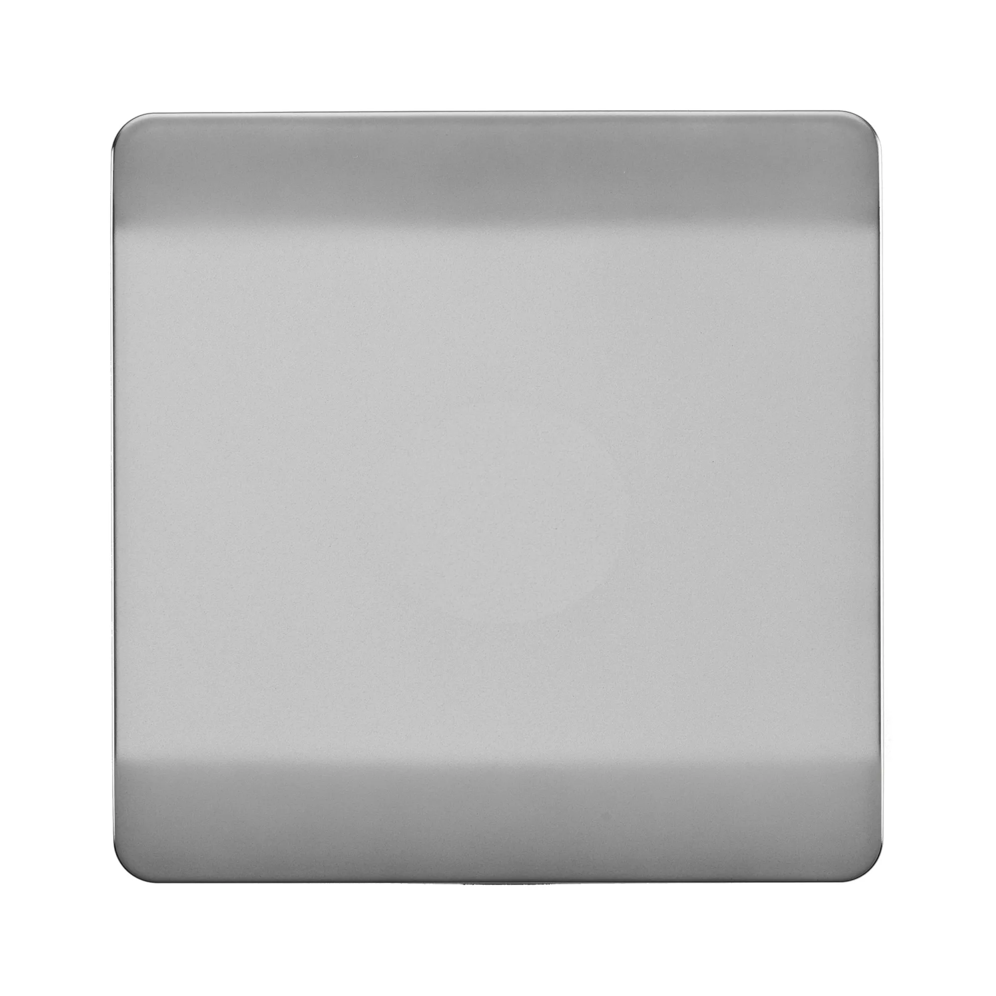 ART-BLKBS  1 Gang Blanking Plate Brushed Steel